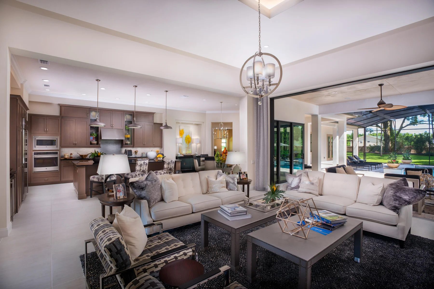 Designer kitchen interior photography for luxury home