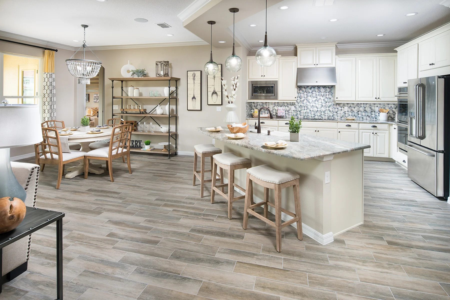Estate entry photographed for luxury marketing