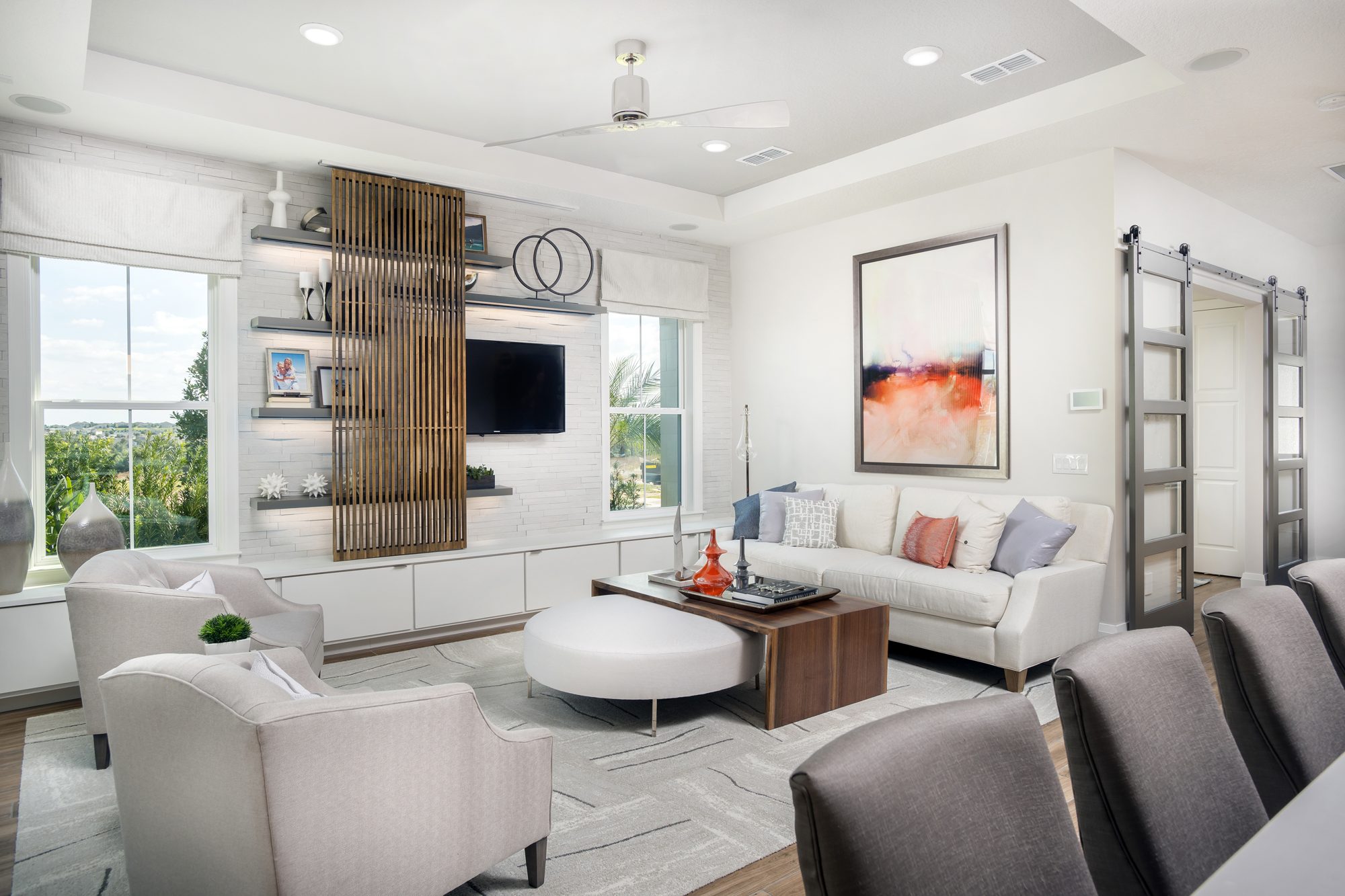 Modern residence photographed for luxury real estate marketing